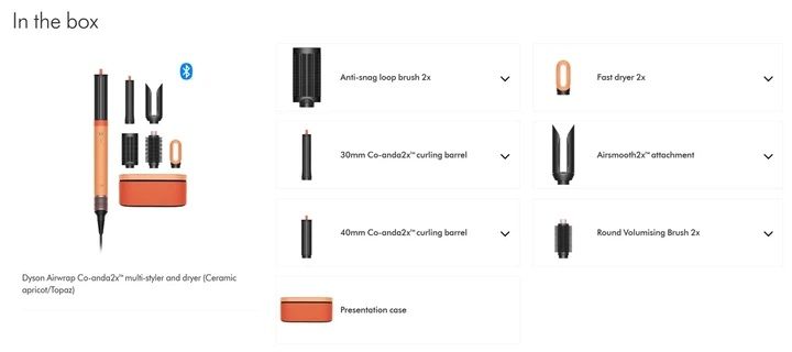 Dyson Airwrap Co-anda2x Multi-Styler Straight+Wavy Ceramic Apricot/Topaz HS09 KR Новий