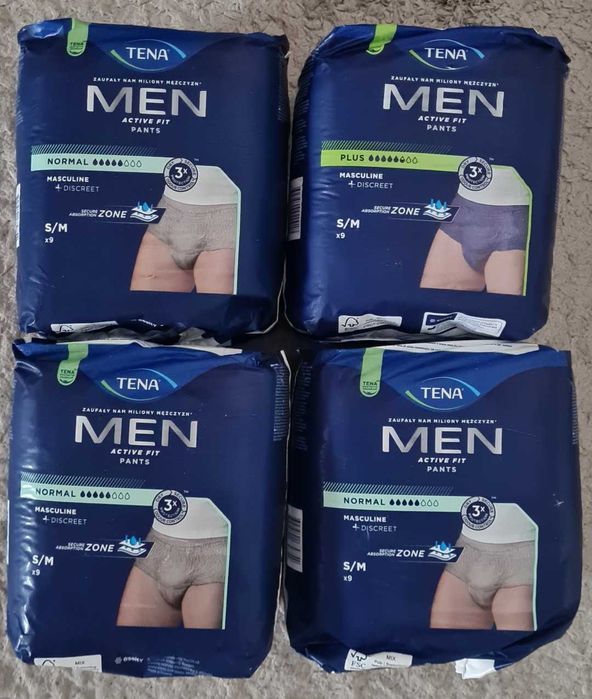 Pieluchomajtki Tena MEN - normal, plus