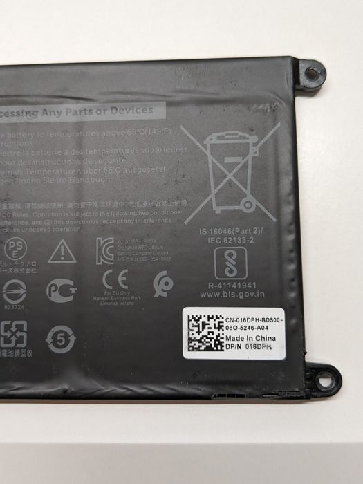 Оригінальна батарея DELL JPFMR для ноутбука Chromebook 3100 3400