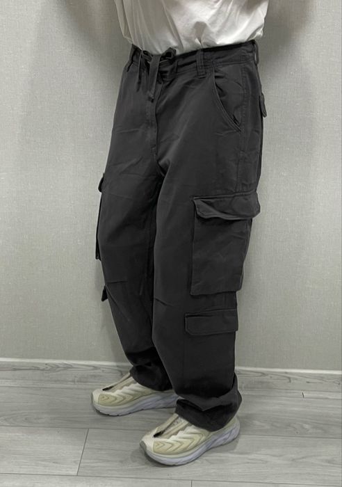 Карго штани Bershka широкі cargo штаны baggy avant garde military