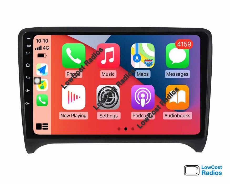 Auto Rádio ANDROID - AUDI TT (2006 a 2014) | 9'' GPS BT USB APPS WIFI | CARPLAY • ANDROID AUTO