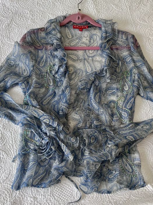 Blusa azul René Derhy