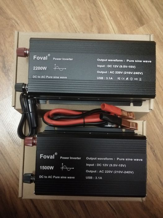 Инвертор FOVAL, преобразователь напряжения 12 220, для котла