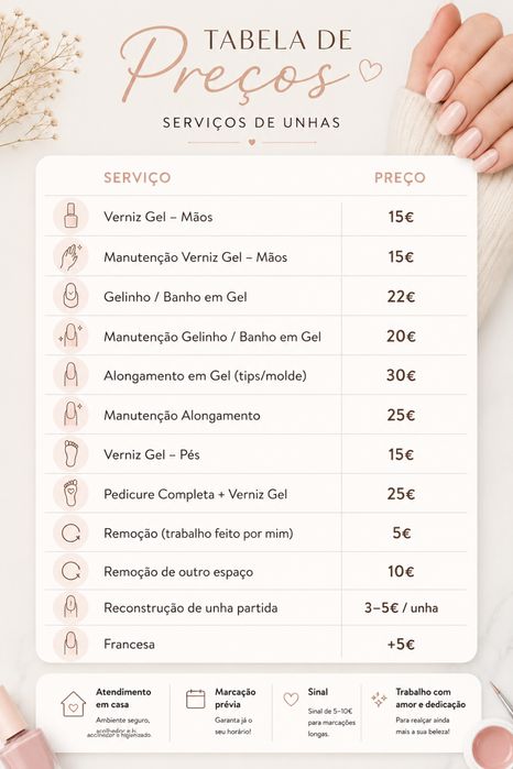 Unhas de gel em portimão, novas clintes bem-vindas