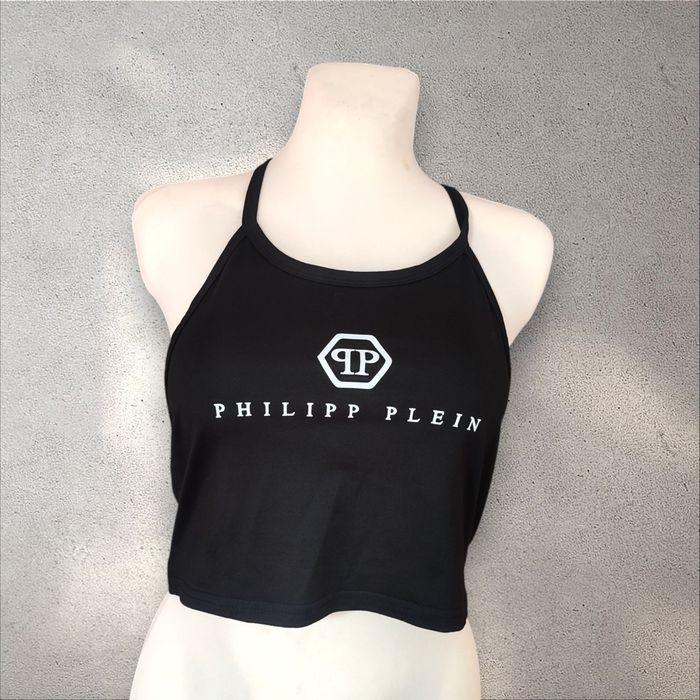 Czarny nowy top damski Philipp Plein