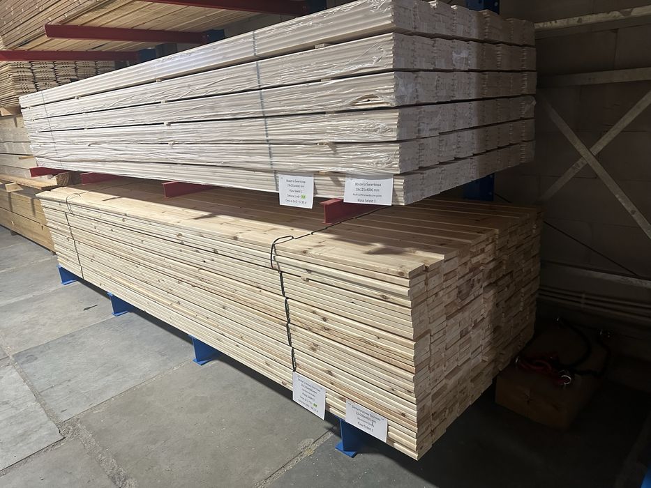 Deska, sztacheta 22x100 mm długość 400 cm obustronnie gładka