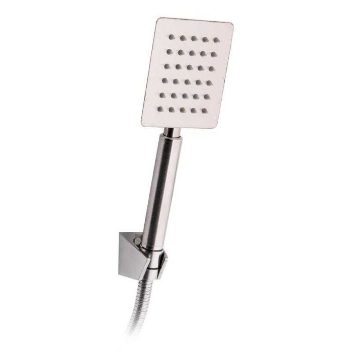 Набір змішувачів для ванної кімнати Lidz Kubis 3 в 1 Nickel (201K)