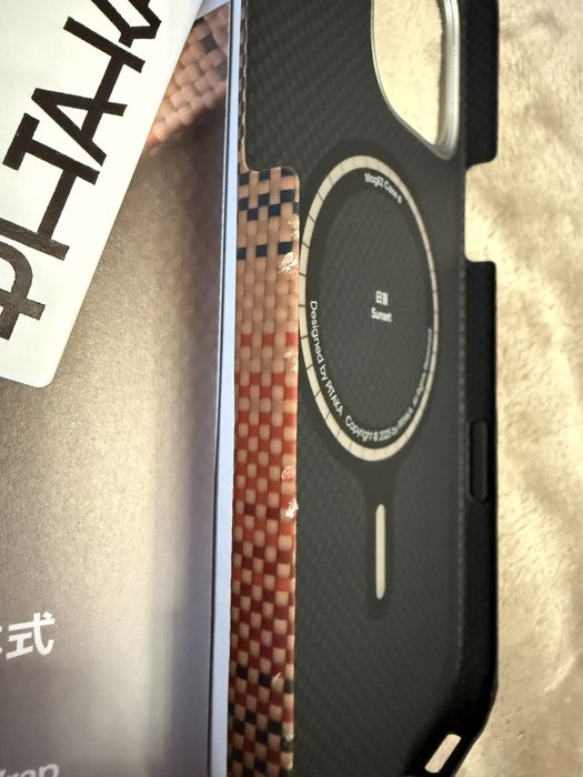 Чохол Pitaka Tactile Woven Sunset PitaTap для Iphone 16 Pro Max