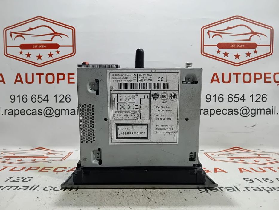 Auto Rádio Alfa Romeo Mito 1560873490 Original