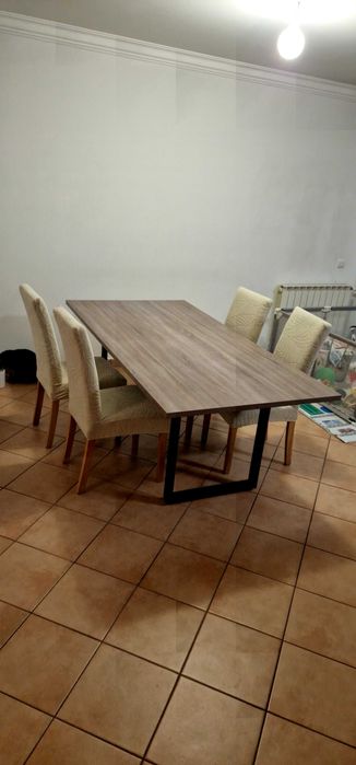 Mesa jantar madeira 2mx1m