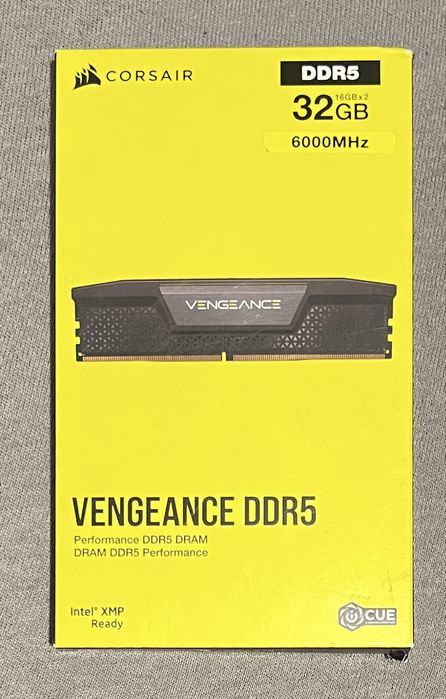 Pamięć DDR5 Corsair Vengeance 2x16GB 32GB CL36 6000MHz nowa gwarancja!