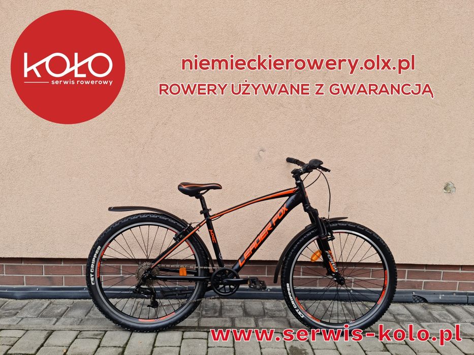 Rower górski MTB LEADER FOX koła 26 SHIMANO ALUMINIUM rabat wysyłka