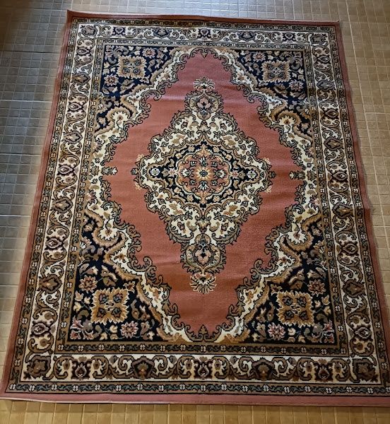 Carpets tons rosa,vermelho e castanho