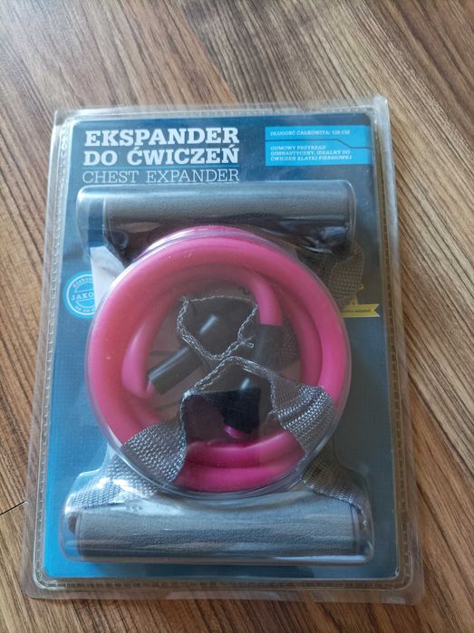 Ekspander do ćwiczeń  różowy Nowy