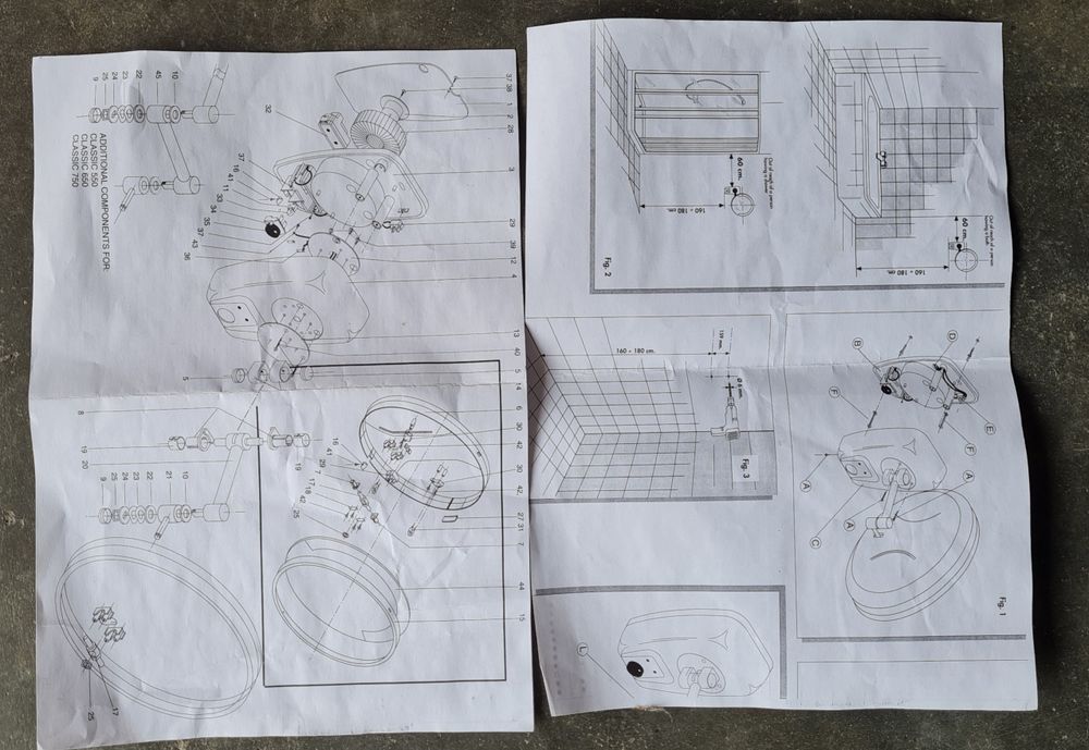 Espelho de parede WC ELITE Classic500