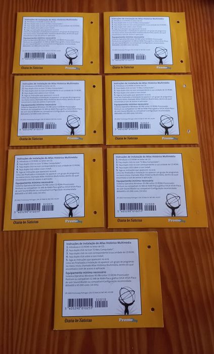 CDs Atlas Histórico (7cds)