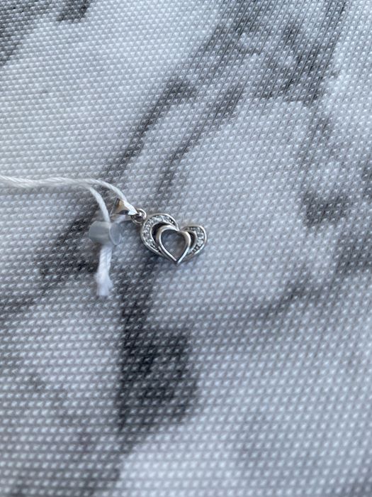 Підвісок срібний з цирконієм «Золотий вік»