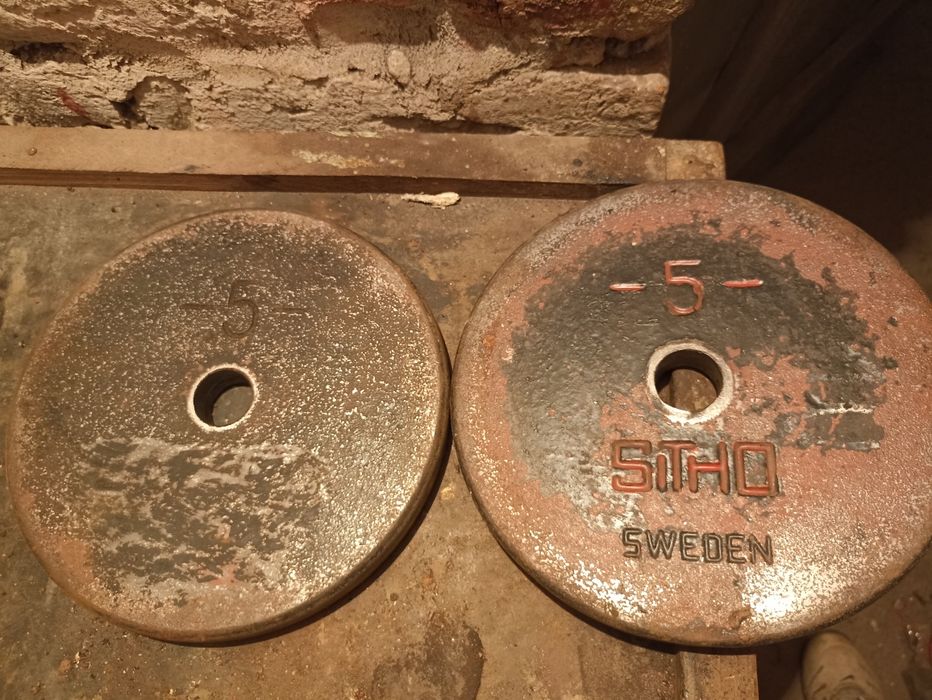 Obciążenia 2×5 kg