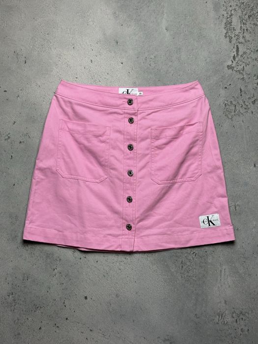 Calvin Klein Jeans rózowa spódnica mini