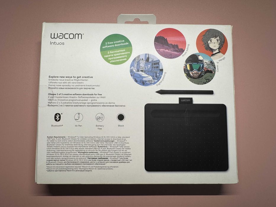 Tablet graficzny Wacom Intuos S CTL-4100WL/K0-BX