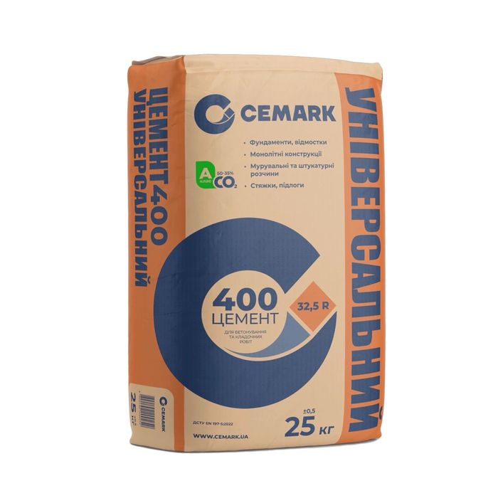 Цемент 500 та 400 25кг єВідновлення