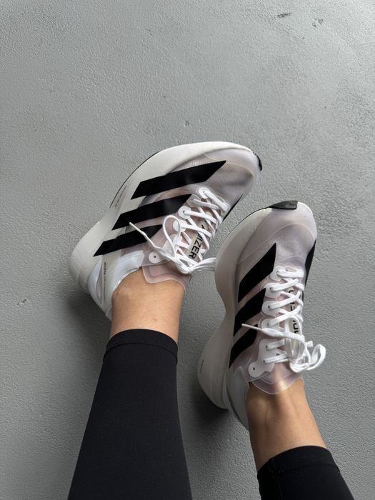 Кросівки Кроссовки Adidas Adizero EVO SL White Белый Білий Кросовки повсякденні