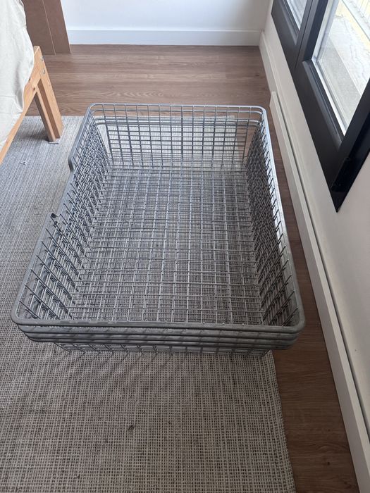 Conjunto de 4 cestos metálicos Komplement IKEA