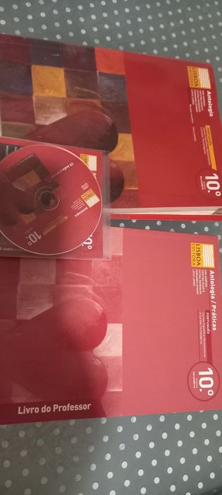 Manual "Antologia" 10.°ano+ Livro de Atividades+Livro de Apoio