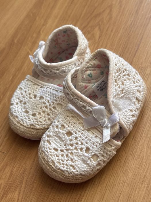 Пінетки mothercare monsoon 18-19 дівчинка перші