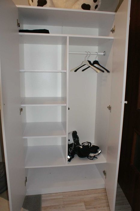 meble młodzieżowe biurko IKEA łóżko szafa białe materac regał 90 200