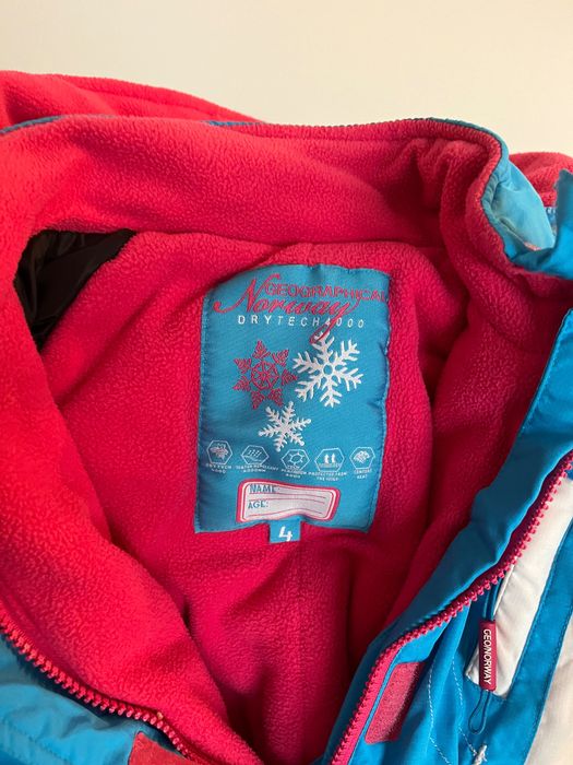 Fato de neve ou ski para menina da Geographical Norway