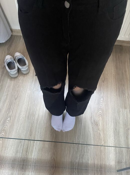 spodnie baggy czarne swag