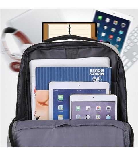 Mochila Multifunções 15.6'', Impermeável, com Ranhura para cabo Goeik