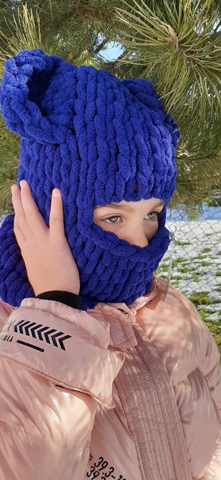 В'язані Балаклави та шапки з різними вушками
