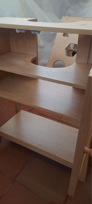 Movel de wc em madeira