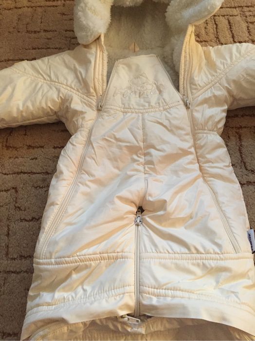 Зимовий на натуральній овчині комбінезон для немовлят flavien