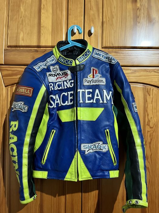 Casaco Motard Couro SACE Racing PlayStation