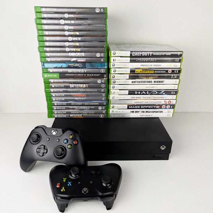 Xbox One X 1 ТБ + геймпад, ігрова приставка хбокс ван х обслужена