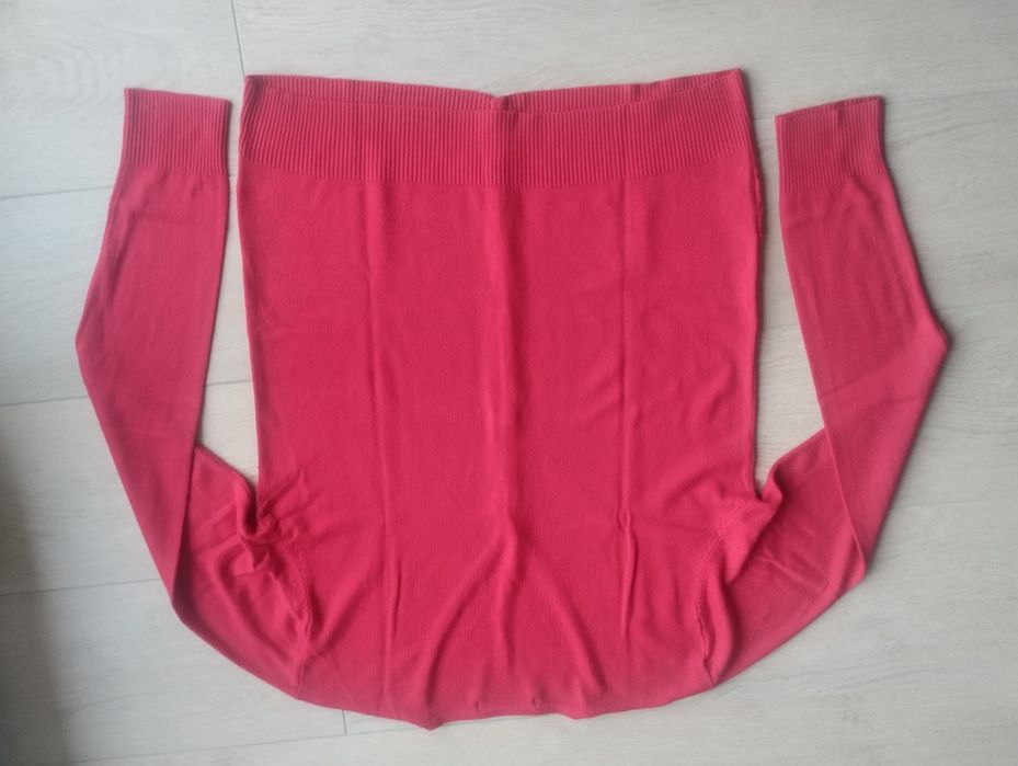 Czerwony sweter kardigan jak nowy r. 42/44