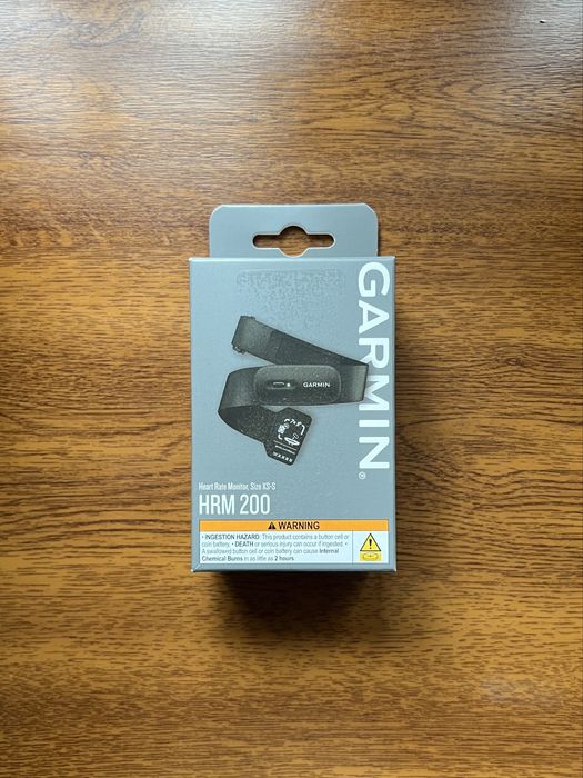 Датчик серцевого ритму Garmin HRM 200 XS-S, M-XL Пульсометр Heart rate