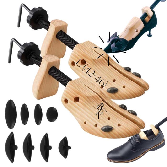 Drewniane Prawidła do butów - w rozmiarze L. 42-46