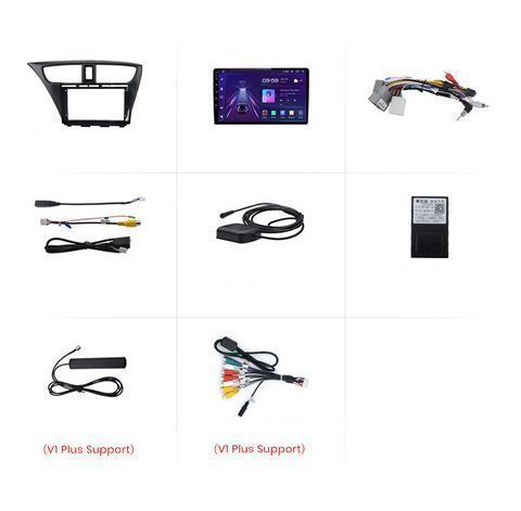 Honda Civic 9 2012-2017 – Radio Android 9" CarPlay