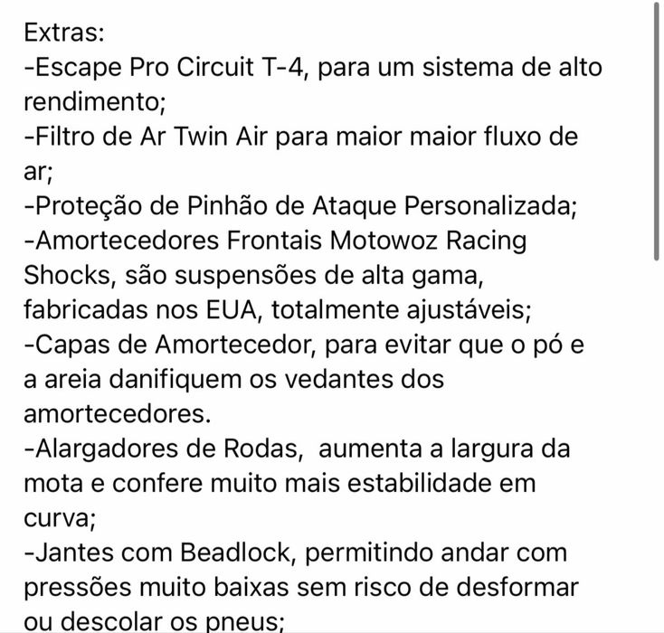 Moto 4 matriculada yamaha 350 muitos extras bom preço