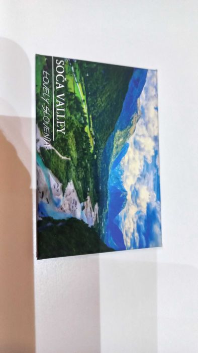 Magnes na lodówkę Soca valley nowy Słowenia