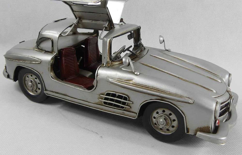 Gullwing Replika Metalowy Mercedes -Benz 300 SL AUTO pojazd retro