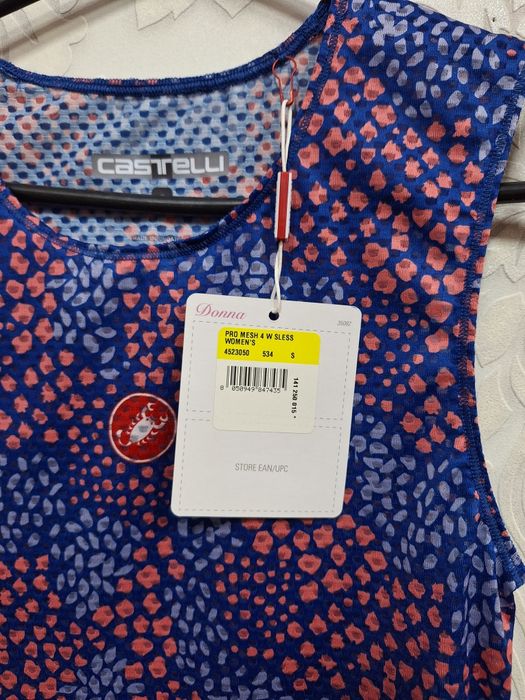 Bezrękawnik rowerowy CASTELLI PRO MESH 4 damski S potówka