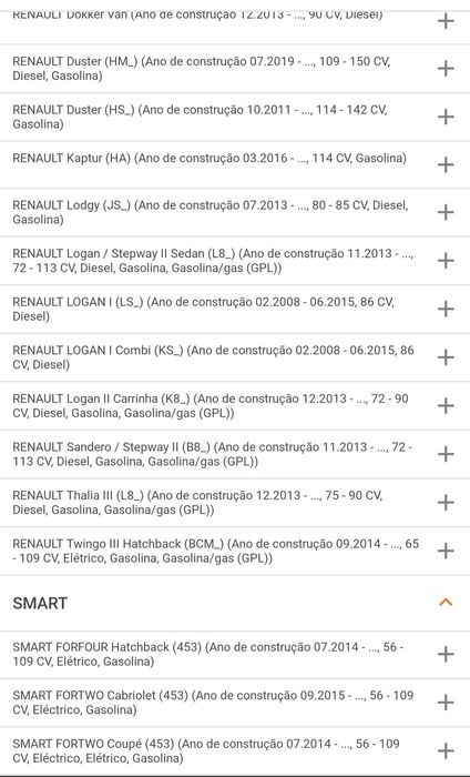Condensador dacia, renault, smart