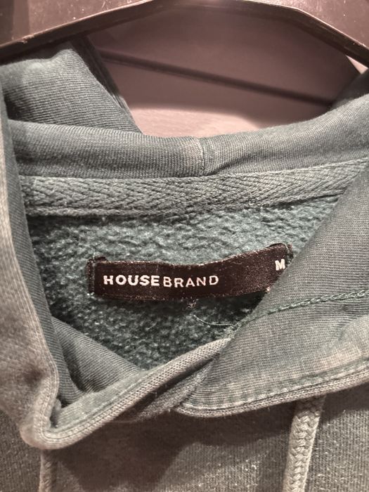 Slytherin - Zielona bluza z kapturem House M