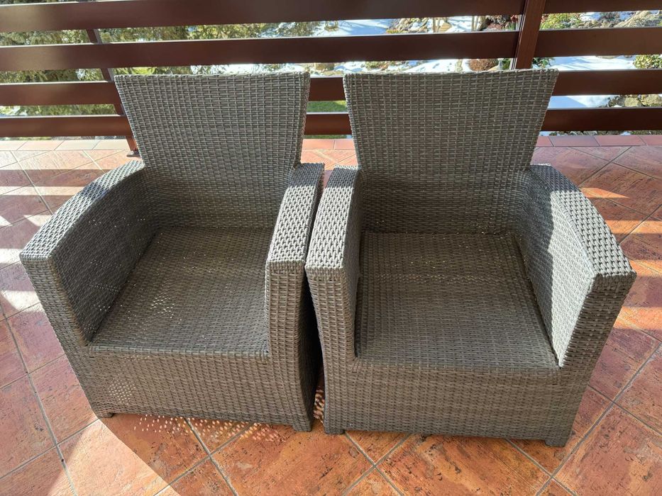 Komplet wypoczynkowy technorattan