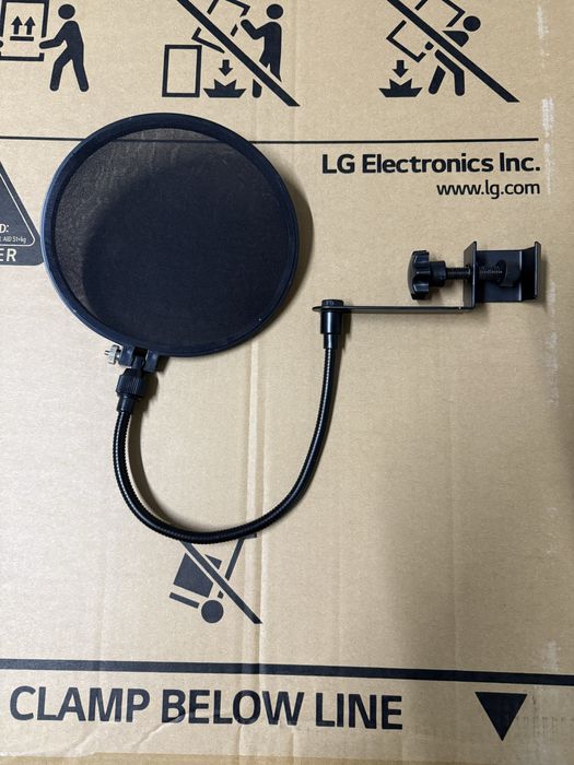 Filtro POP para microfone